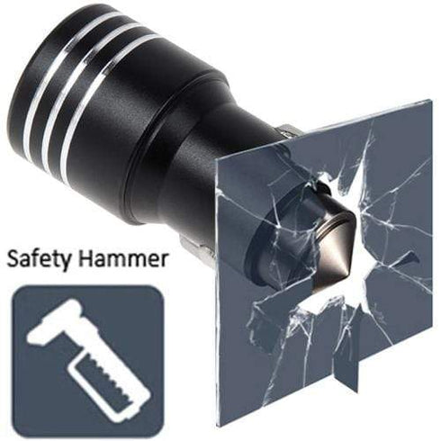 AussieSuperStore Homeware Supplies 2 USB Ports Car Charger with Safety Hammer Function (Black) 2 USB Ports Car Charger Hammer Function | Car Mobile accessories CBCAR2USB21ACHBLK